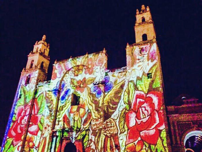 video mapping merida