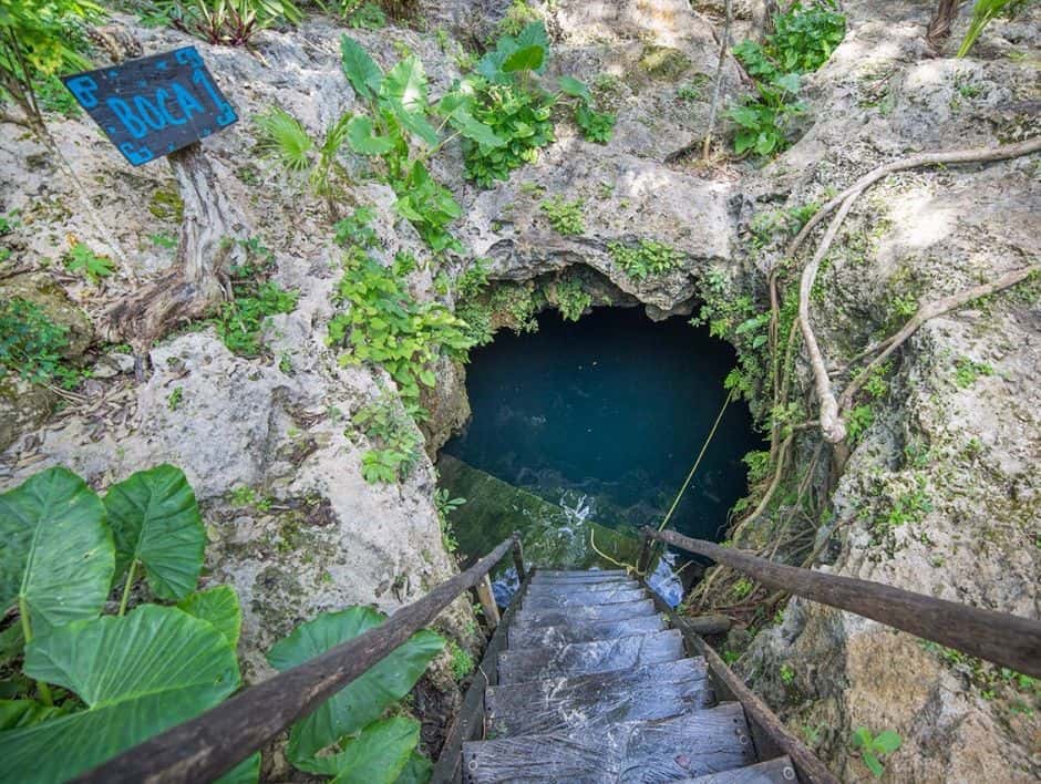 Cenote near Cancun - Cenote cerca de Cancun - Siete bocas