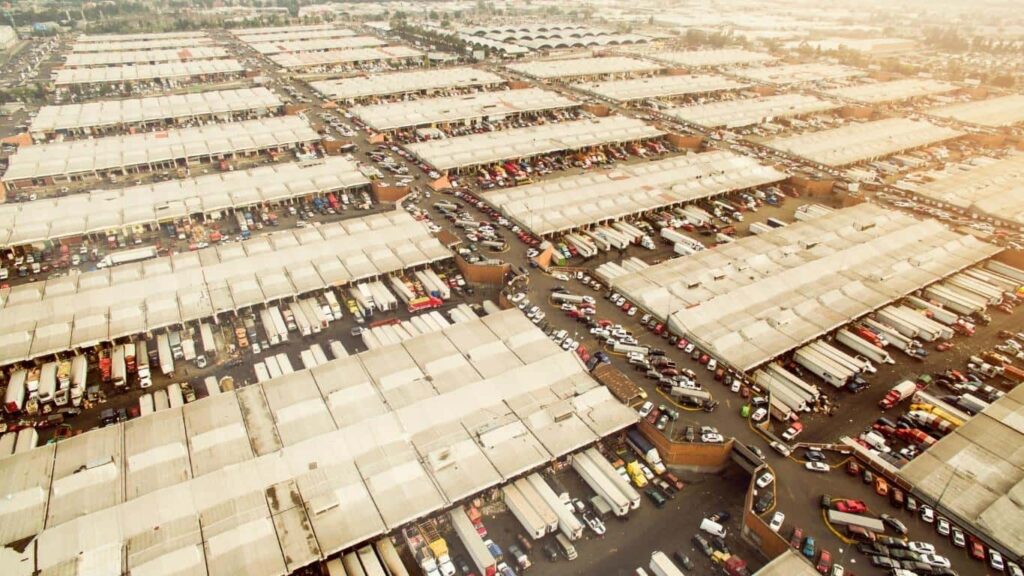 Central de abastos is the largest market in America