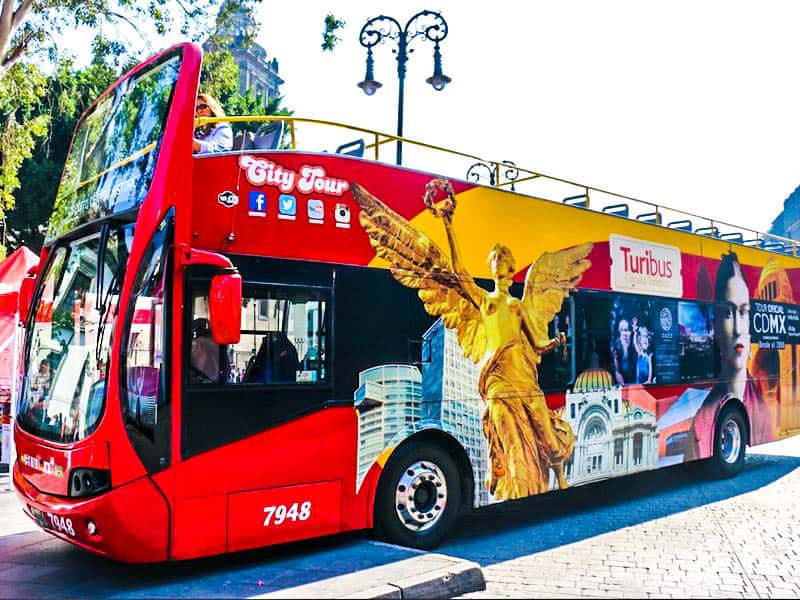 Travel to Mexico City and Take the Hop-on City Tour Bus